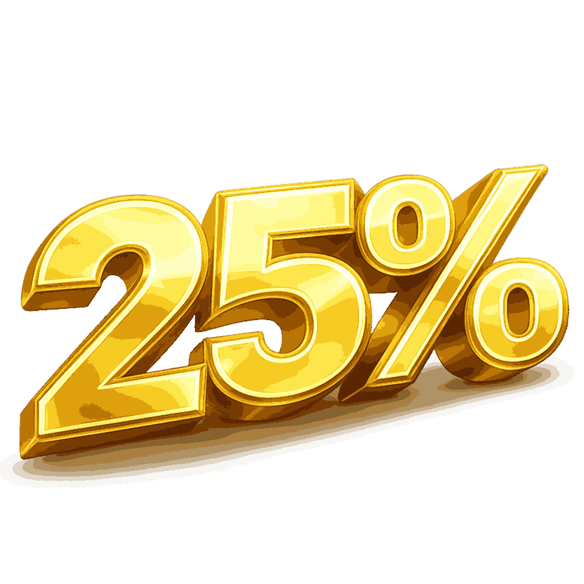 Up to 25% Services Discount